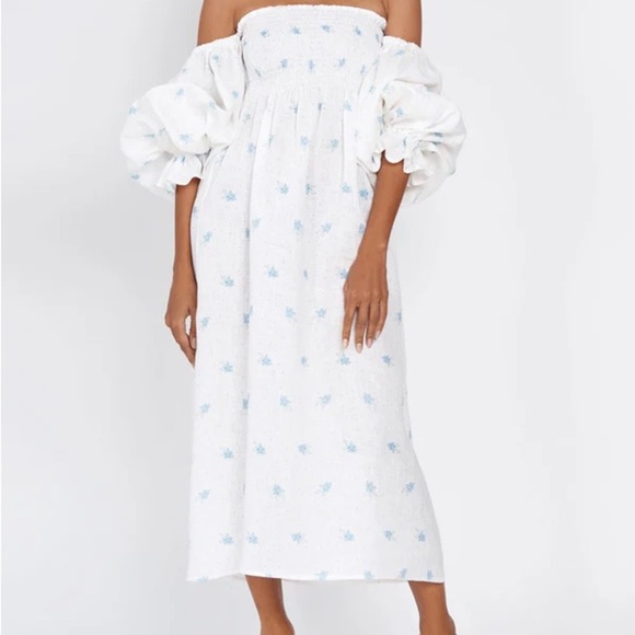 Sleeper ATLANTA LINEN DRESS IN LINUM - TikTok famous- sold out online - Picture 7 of 10